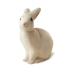 Bunny Lamp for Kids' Room, Pink Nose