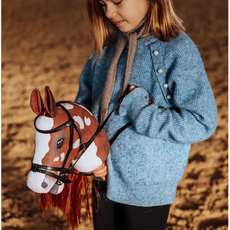 By Astrup Hobby Horse, Coco - Red-brown/white