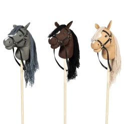 By Astrup Hobby Horse with Open Mouth and Detachable Tail, Beige
