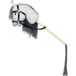 By Astrup Hobby Horse with Tail and Backpack, Dapple Gray - Star