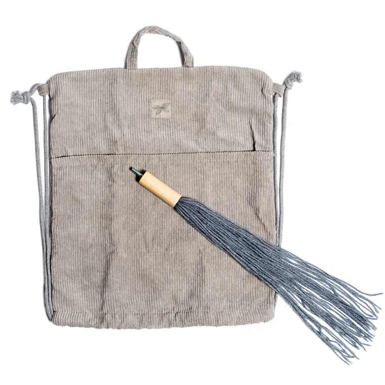 By Astrup Hobby Horse with Tail and Backpack, Dapple Gray - Star