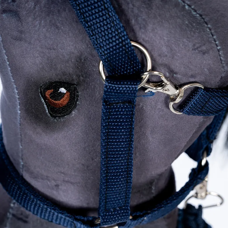 By Astrup Reins and Pull Rope, Blue (without Hobby Horse)