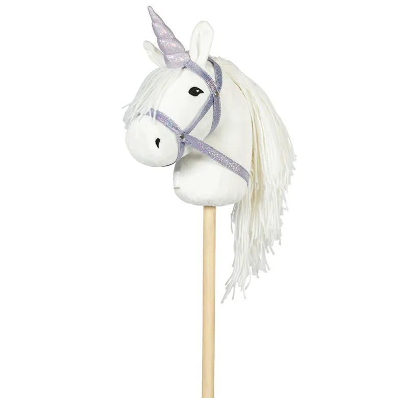 By Astrup Removable Unicorn Horn and Halter for Hobby Horses, Purple (Hobby Horse not included)