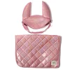 By Astrup Saddle Pad and Hood for Hobby Horses, Pink