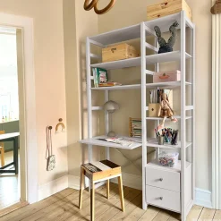 By Aulum Astrup stigereol med skrivebord, flere str. - Mushroom