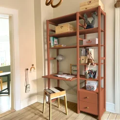 By Aulum Astrup stigereol med skrivebord, flere str. - Rusty