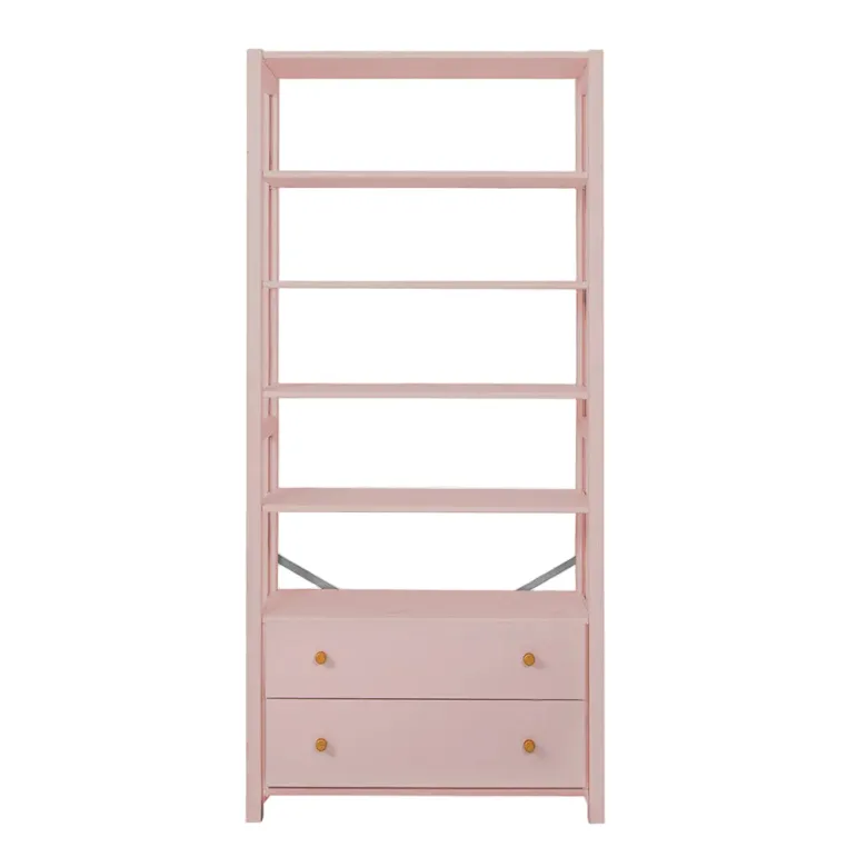 By Aulum Vangså stigereol med opbevaring, H: 179 x B: 83 cm - Blush