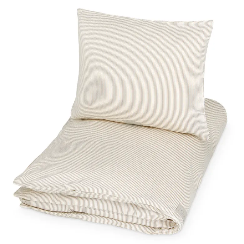 Cam Cam Baby Bedding, Organic - Classic Stripes Camel