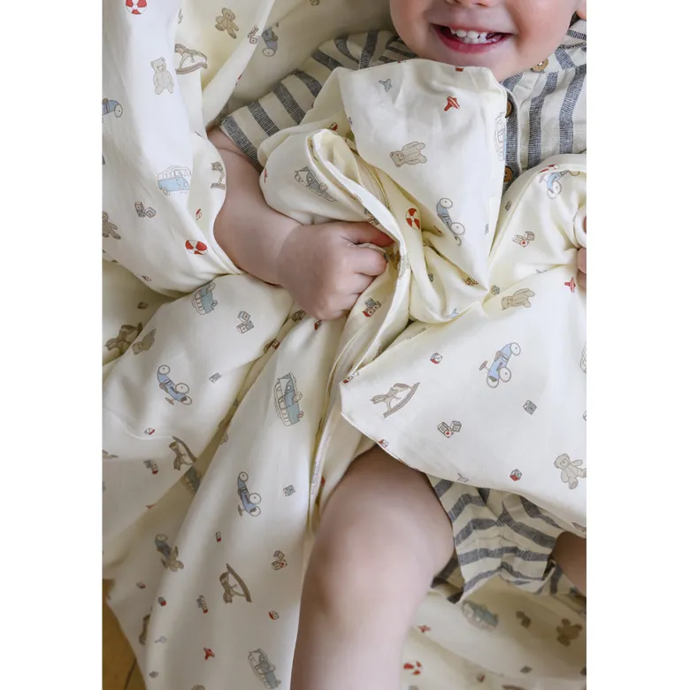 Cam Cam Baby Bedding, Organic, GOTS - Vintage Toys