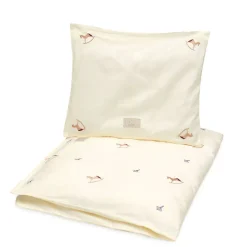 Cam Cam Baby Bedding, Organic, GOTS Certified, Embroidered - Vintage Toys
