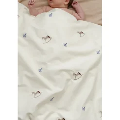 Cam Cam Baby Bedding, Organic, GOTS Certified, Embroidered - Vintage Toys