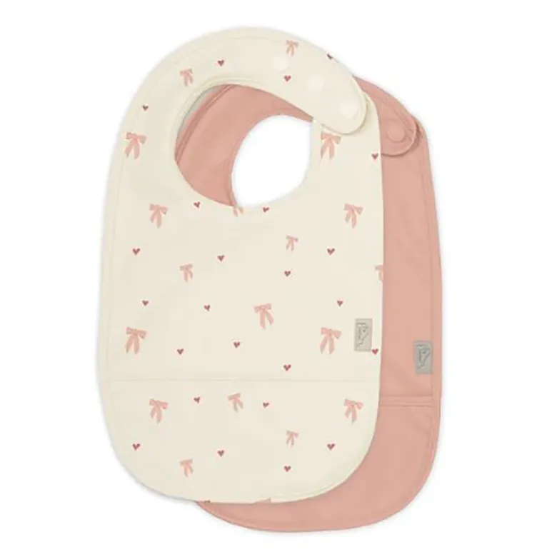 Cam Cam Bib with Pocket, 2-Pack - Bows
