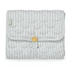 Cam Cam Changing Pad, Quilted - Classic Stripes Blue/Praline