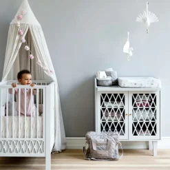 Cam Cam Cot Bumper, Organic, OCS - Light Sand