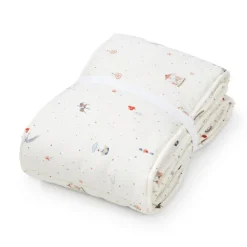 Cam Cam Crib Bumper, Organic, OCS - Carousel
