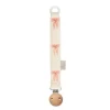 Cam Cam Embroidered Pacifier Chain, Organic - Bows