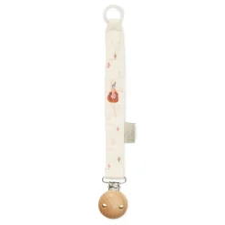 Cam Cam Embroidered Pacifier Clip, Organic, GOTS - Ballerina