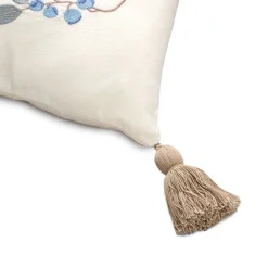 Cam Cam Embroidered Pillow, Organic, OCS - Blueberries