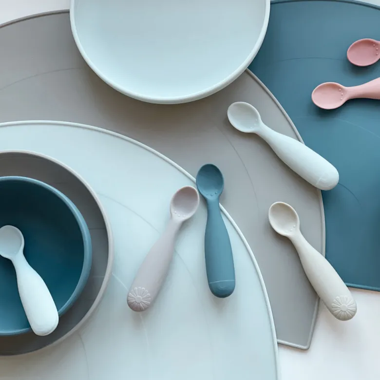 Cam Cam Flower Spoons, 2-Pack Spoon Set - Midnight Mix