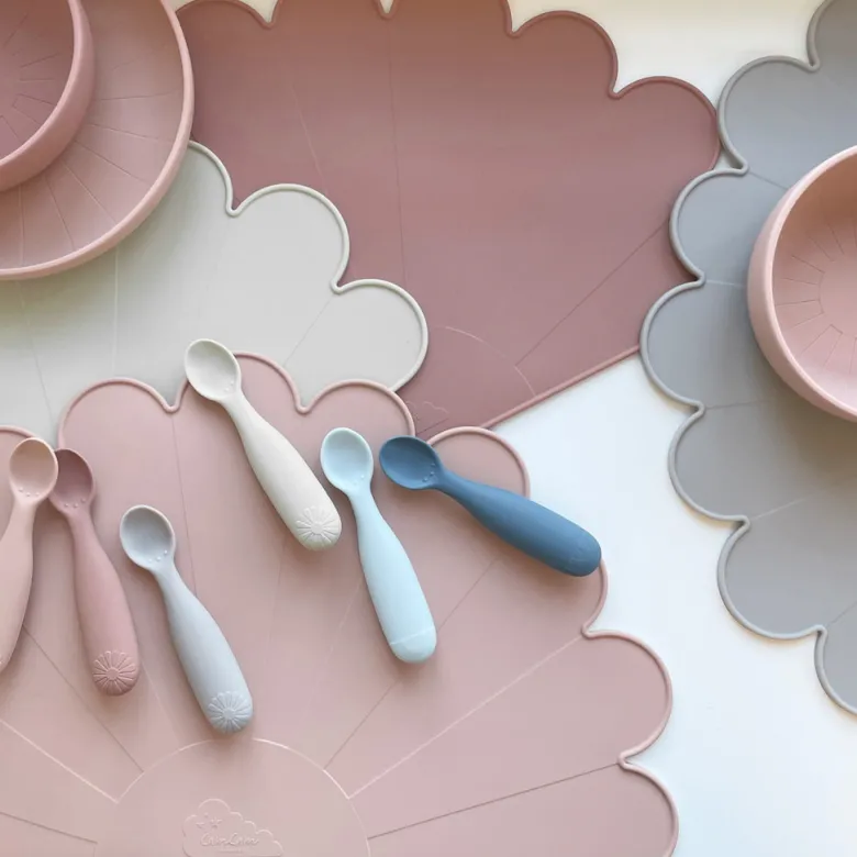 Cam Cam Flower Spoons, 2-Pack Spoon Set - Midnight Mix