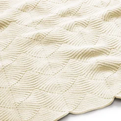 Cam Cam Knitted Baby Blanket, Natural