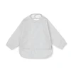 Cam Cam Long-Sleeved Bib, Classic Stripes Blue