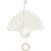 Cam Cam Musical Mobile, Organic, OCS Certified - Peacock - Cream White