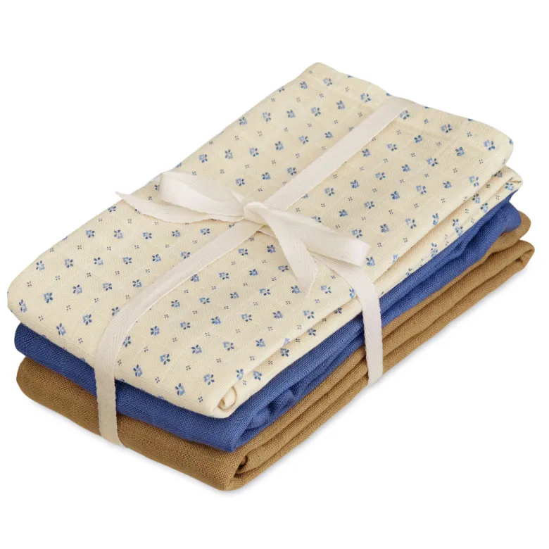 Cam Cam Muslin Cloths, Organic, 3-Pack - Capri