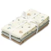 Cam Cam Muslin Cloths, 3-Pack Organic, GOTS Mix - Blueberries