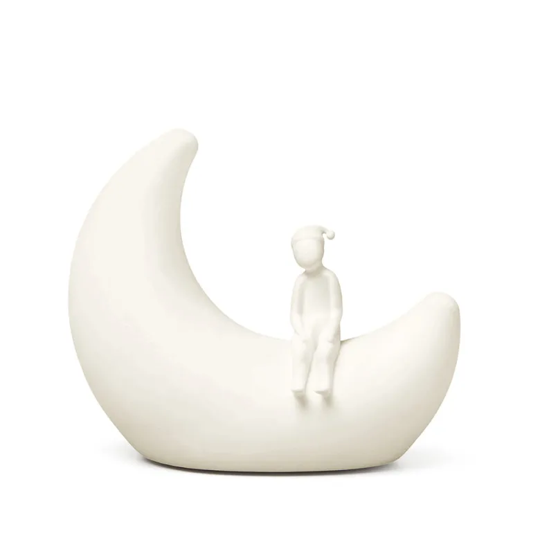 Cam Cam Night Lamp, Moon Light - Off-White