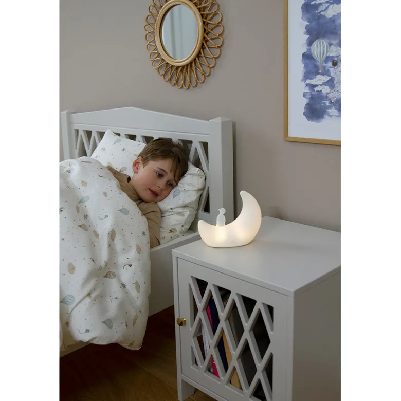 Cam Cam Night Lamp, Moon Light - Off-White