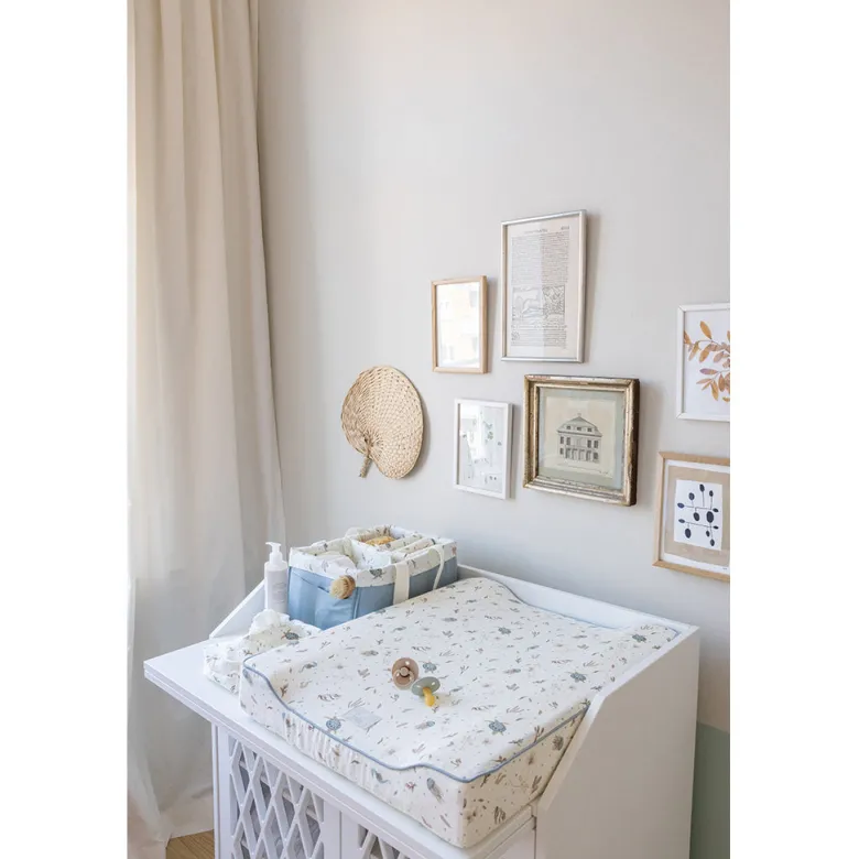 Cam Cam Organic Muslin Cloths, Set of 3 - Sea Garden