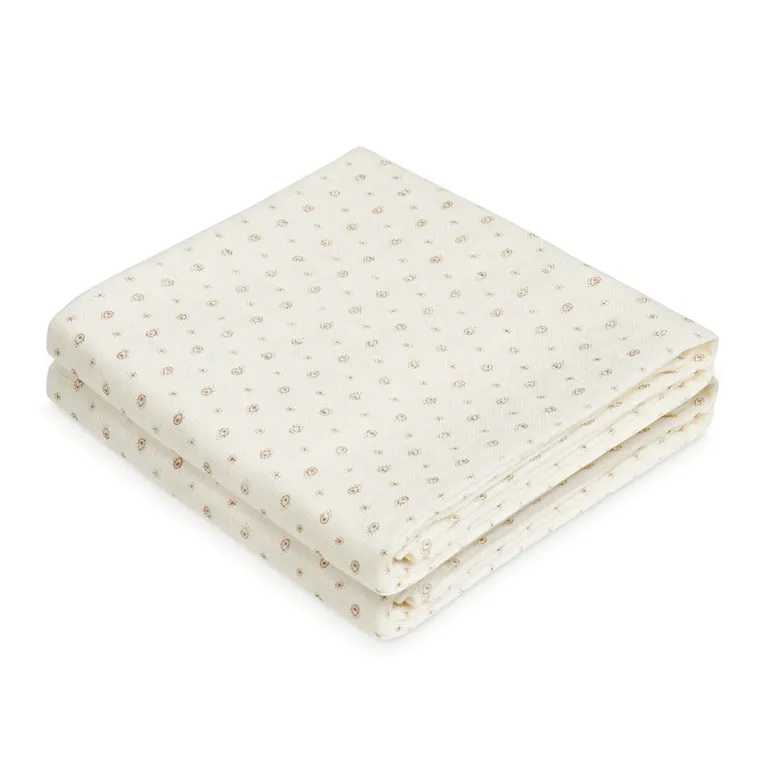 Cam Cam Organic Muslin Cloths, 2-Pack, GOTS Certified - Rowan