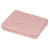 Cam Cam Pointelle Baby Knit Blanket, Sorbet