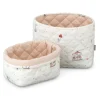 Cam Cam Quilted Storage Baskets, Set of 2, Organic, OCS - Carousel