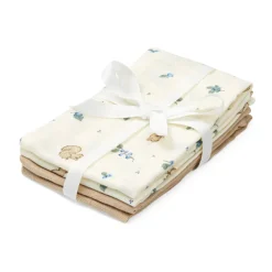 Cam Cam Washcloths, 4-Pack Organic, GOTS Certified - Blueberries