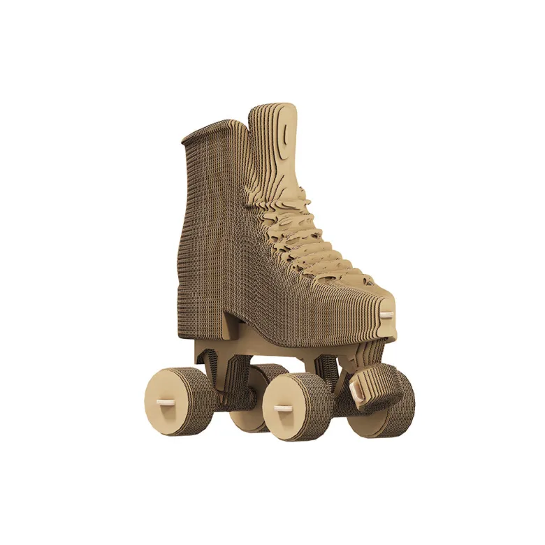 Cartonic 3D Puzzle, DIY Paper Art Masterpiece - Roller Skate