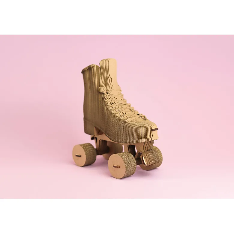 Cartonic 3D Puzzle, DIY Paper Art Masterpiece - Roller Skate