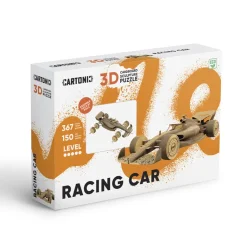 Cartonic 3D Puzzle, DIY Paper Artwork - Race Car