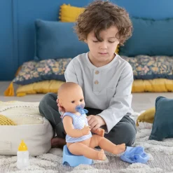 Corolle babydukke Mon Grand 36 cm, Paul - badedukke der kan drikke og tisse