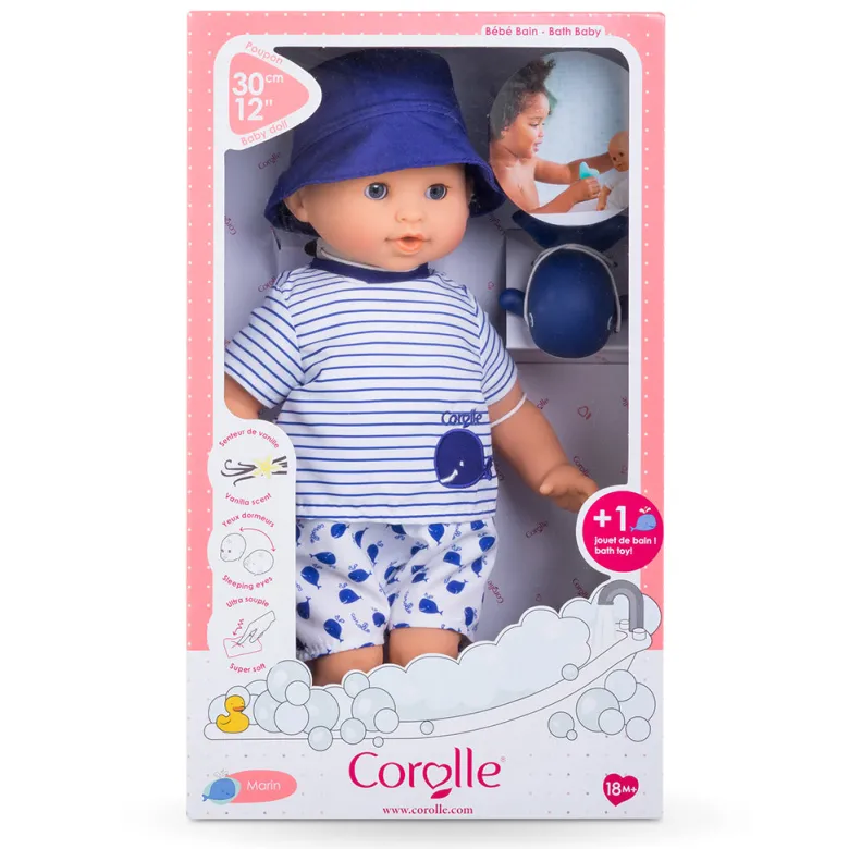 Corolle badedukke Mon Premier 30 cm, badepige - Marin