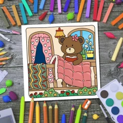 Cottage Friends Coloring Book