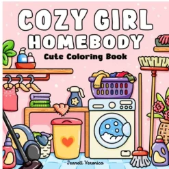 Cozy Girl Homebody Coloring Book