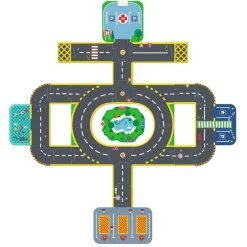 Crazy Motors City Road Puzzle - 33 Pieces
