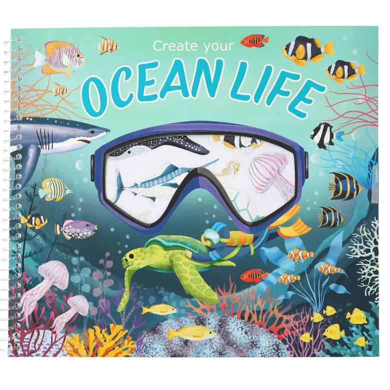 Create Your Ocean Life: Holographic Sticker Book