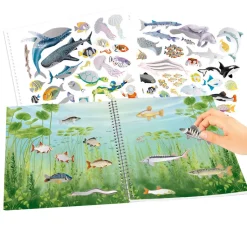 Create Your Ocean Life: Holographic Sticker Book
