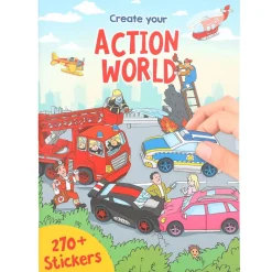 Create Your Own Action World, Sticker Book