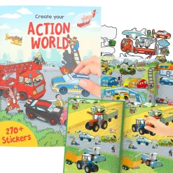 Create Your Own Action World, Sticker Book