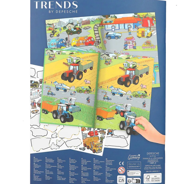 Create Your Own Action World, Sticker Book