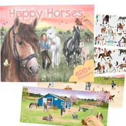 Create Your Own Happy Horses Sticker Book